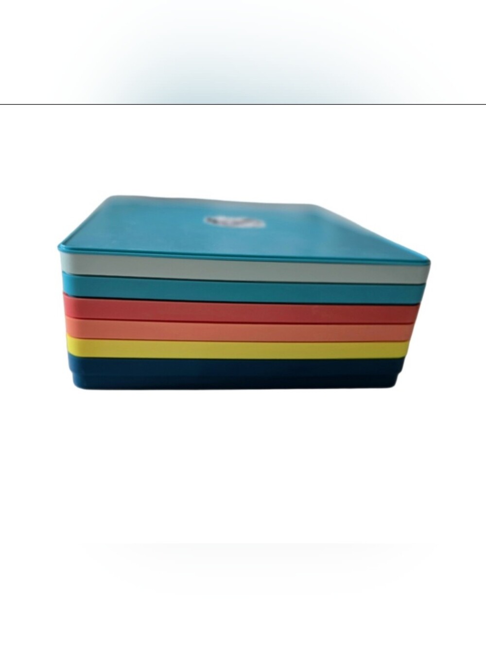 Colorful, Stackable Puzzle Piece Organizer